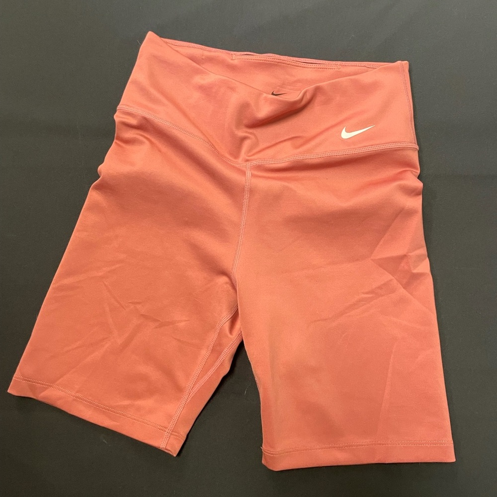 Nike Pro Pink Nude Biker Shorts